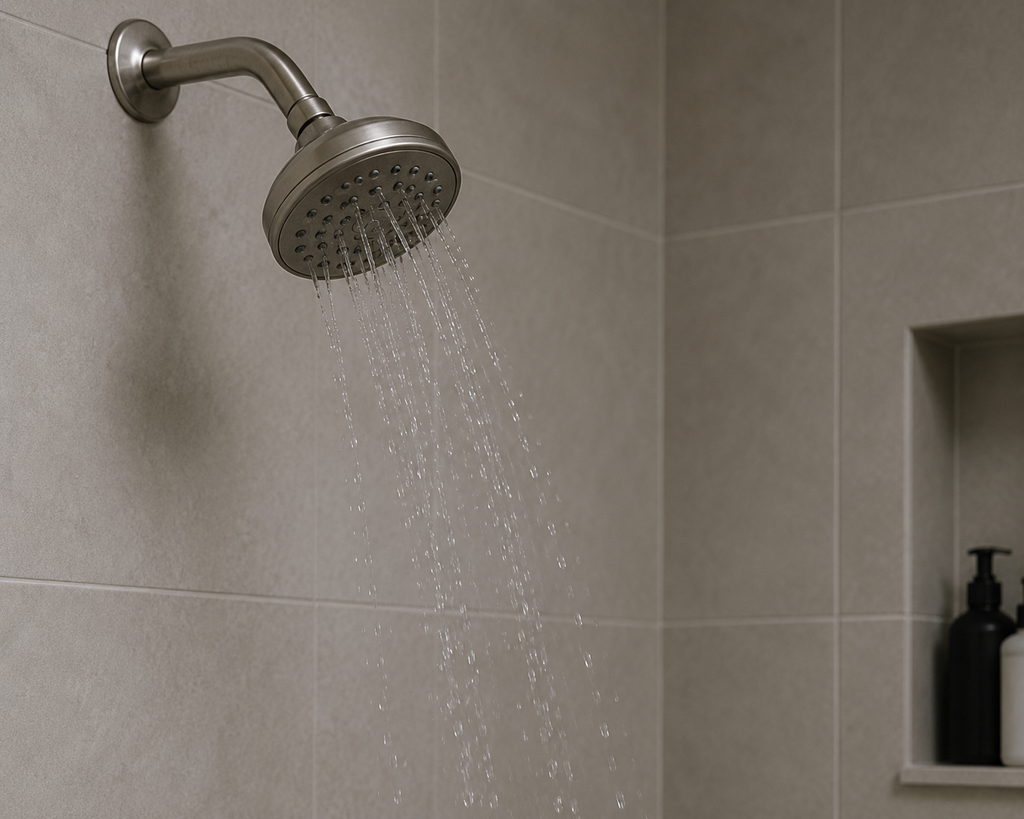 low water pressure from a shower head